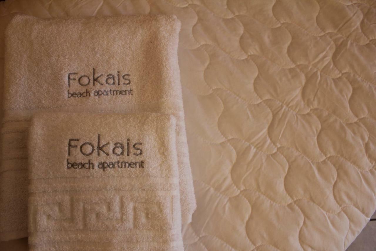 Fokais Beach Apartment Néa Fókaia エクステリア 写真